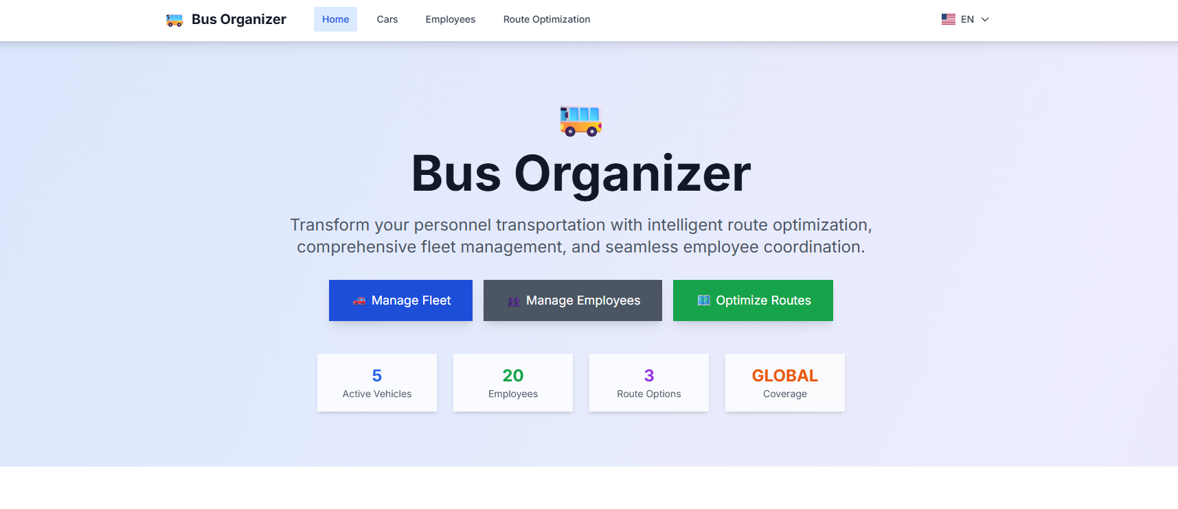 Personnel Bus Optimization